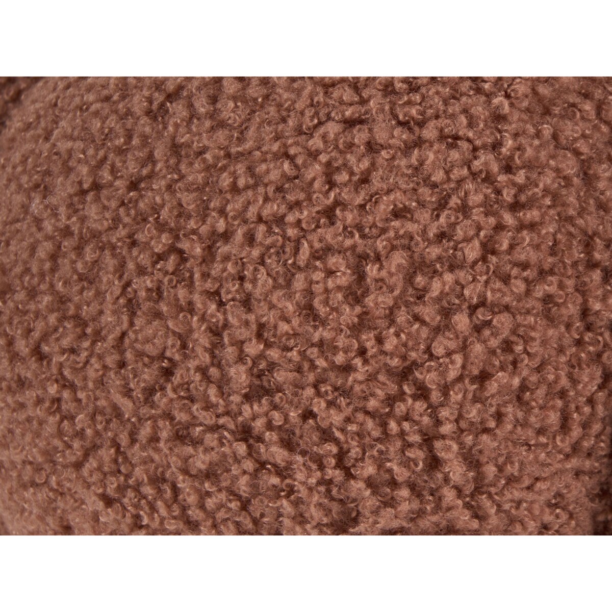 Poduszka dekoracyjna boucle dynia ⌀ 28 cm brązowa MUNCHKIN