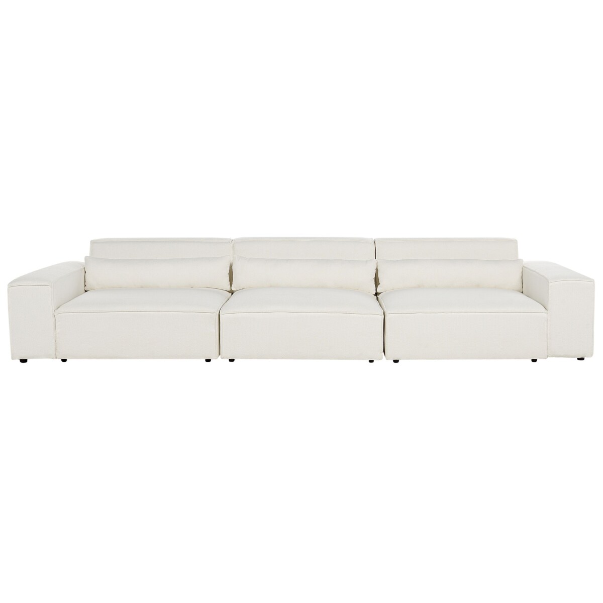 Sofa modułowa HELLNAR Boucle Złamana biel dla 3 osób