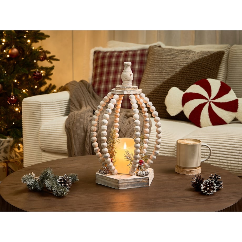 Dekoracja świąteczna LED PAJARVI 40 cm Jasnobrązowy