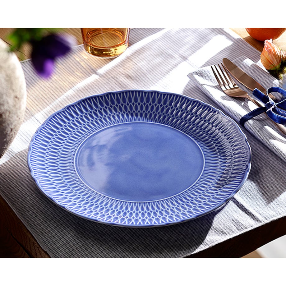 Talerz płytki 21 cm Sofia Szafirowa LB03