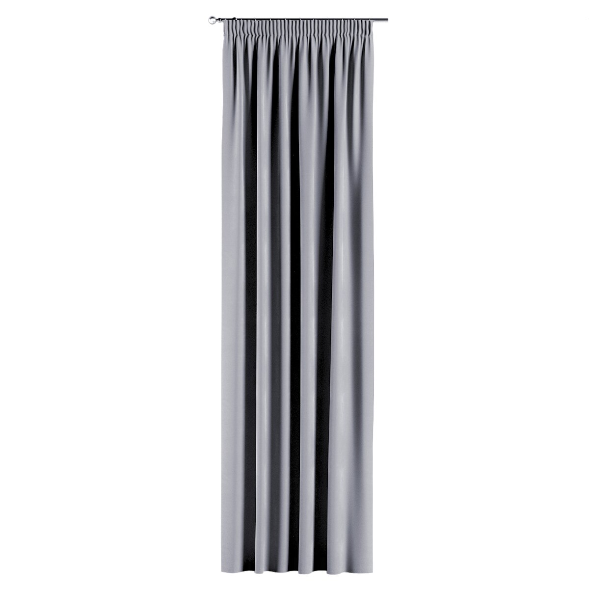 Zasłona na taśmie marszczącej 1 szt. 130x245 srebrzysty szary