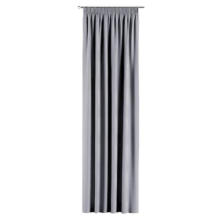 Zasłona na taśmie marszczącej 1 szt. 130x245 srebrzysty szary