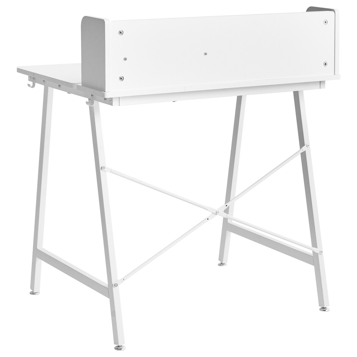 Biurko kreślarskie z regulowanym blatem ALAND Biały 80 cm 62 cm
