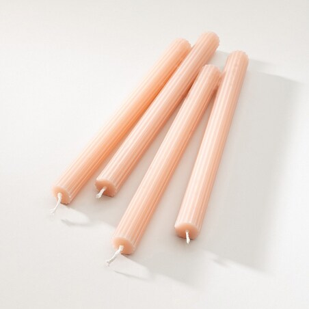 Zestaw świec stroikowych Romance 2x25 cm boże narodzenie, święta, świąteczne, różowy, 2x2x25 cm