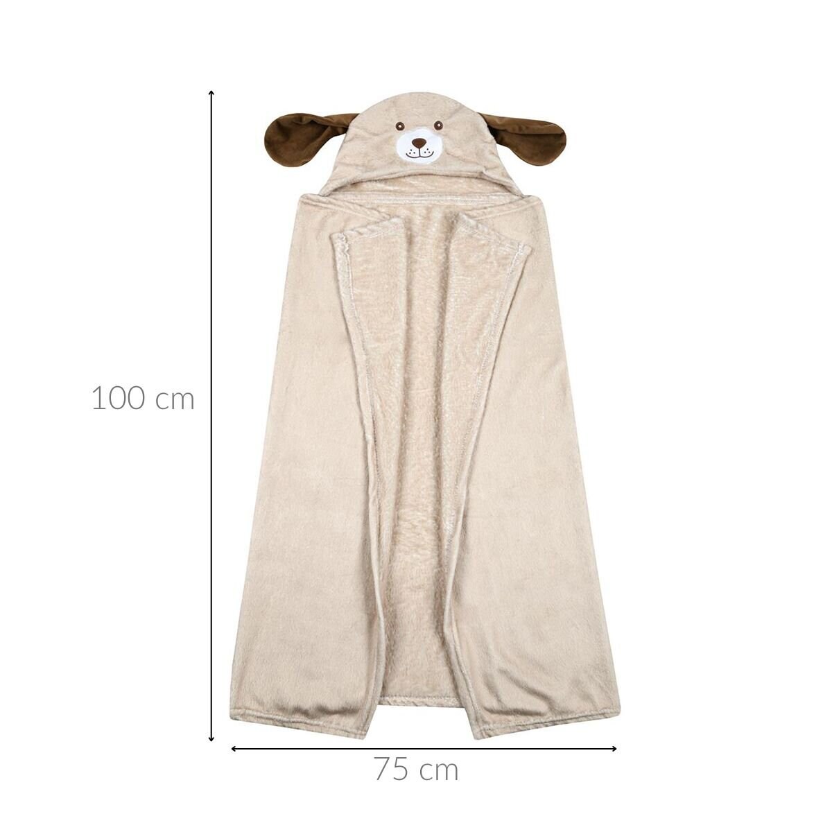 Koc z kapturem LEO, 100 x 75 cm