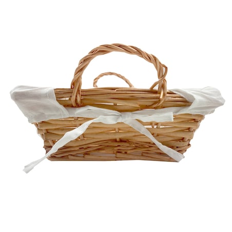 Kosz na pieczywo wyłożony płótnem, pojemnik na chleb z wikliny, KESPER