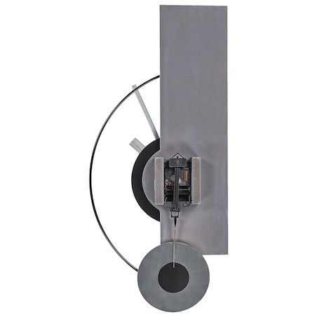 Zegar ścienny CEVINS 31 cm Metal Jasnoszary