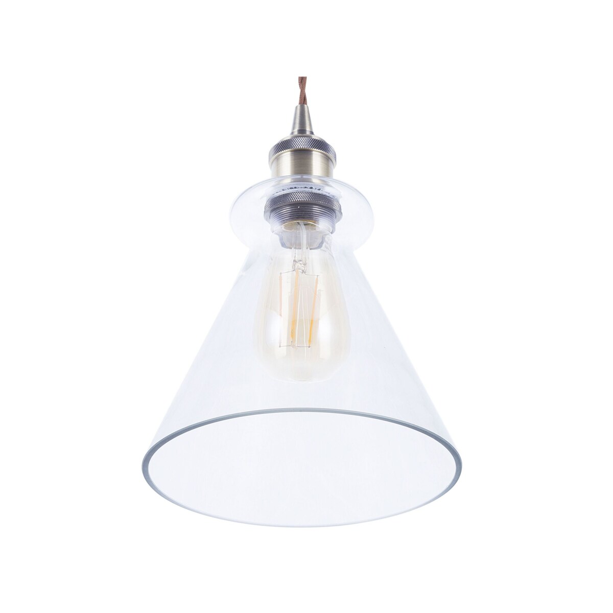 Lampa wisząca szklana BERGANTES