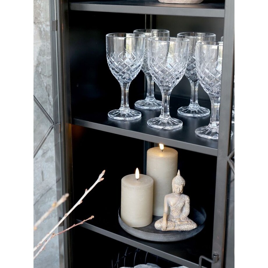 Witryna metalowa na kółkach Factory 160 cm