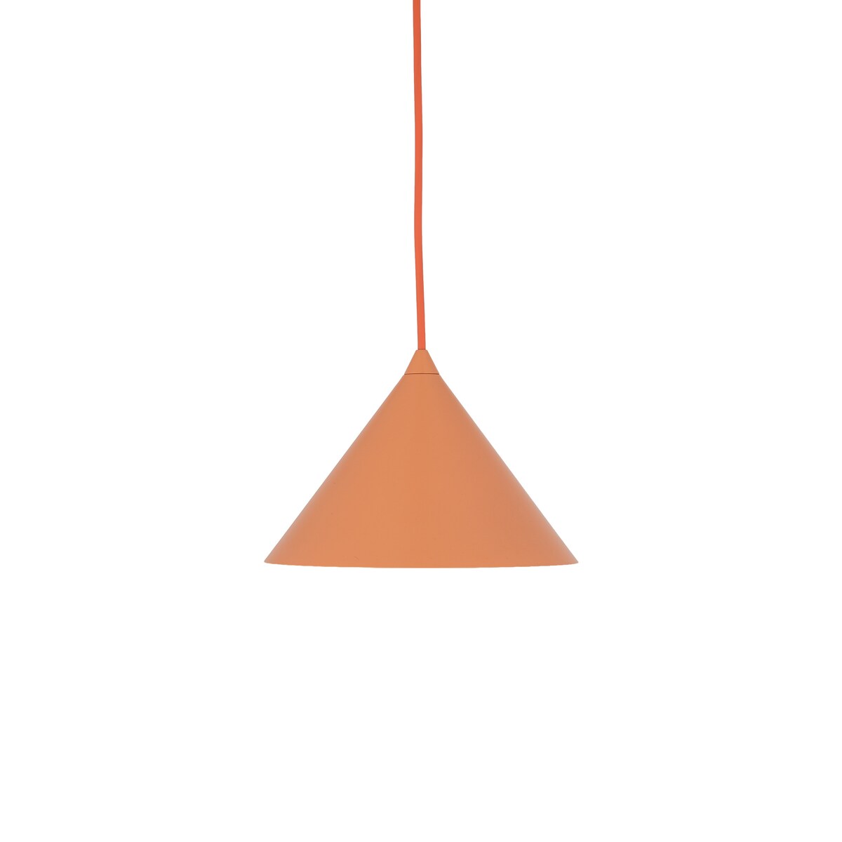 Lampa wisząca TK Lighting CONO S 11383 beżowa Sabia, metalowa, 1xE27, regulowana wysokość 155 cm