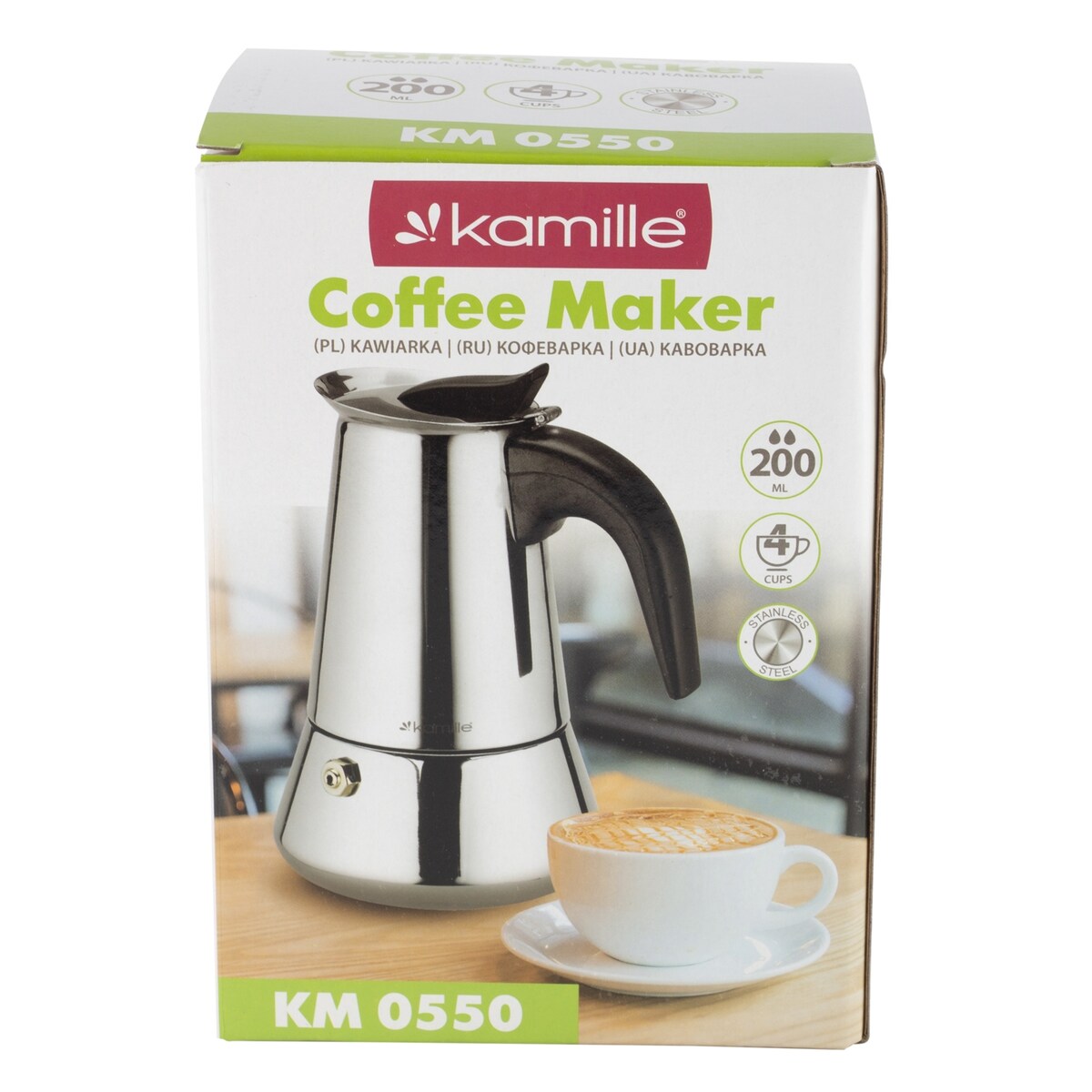 Kawiarka kafeterka moka zaparzacz do kawy 200ml KAMILLE