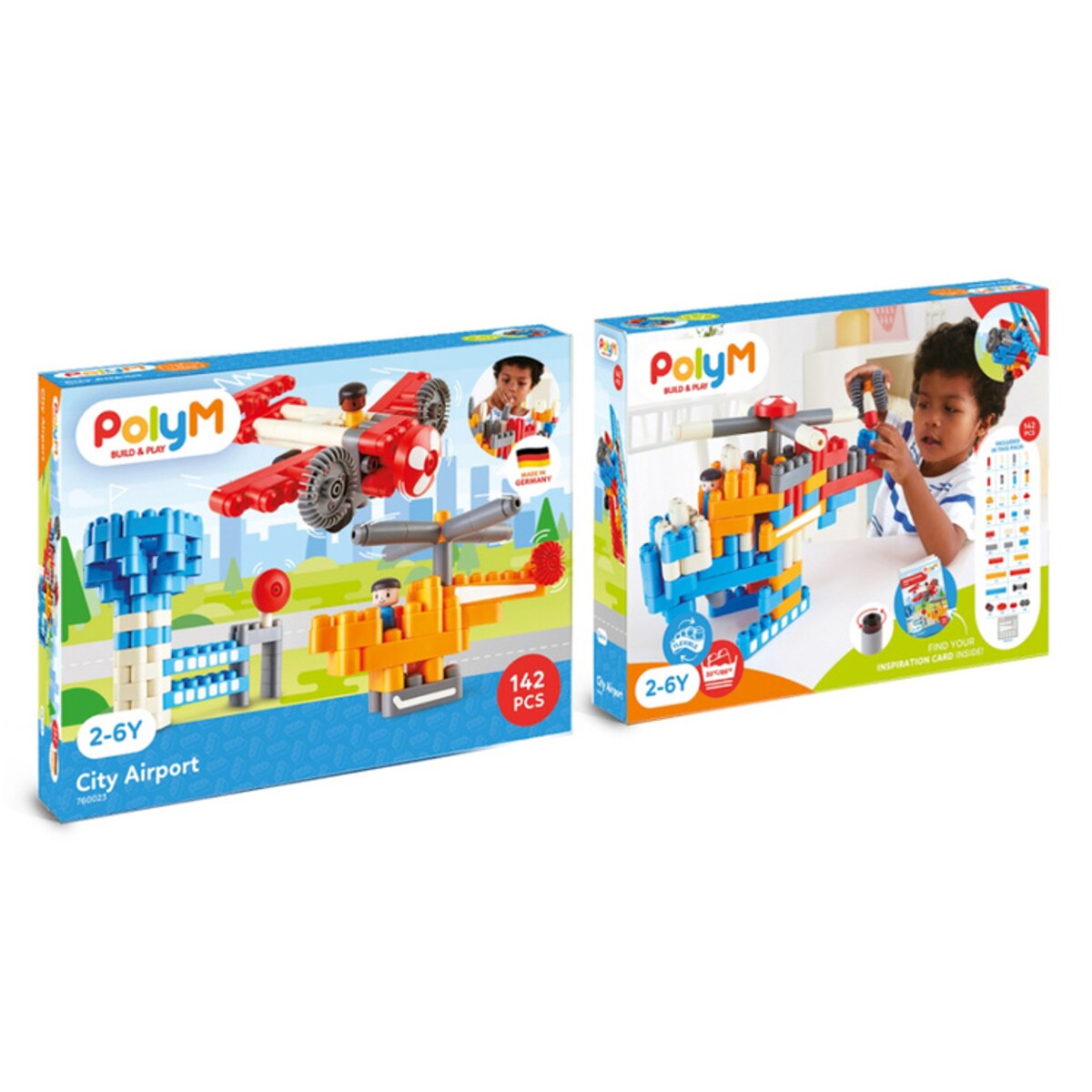 Miękkie Klocki Konstrukcyjne Lotnisko 142 el. 2+ PolyM