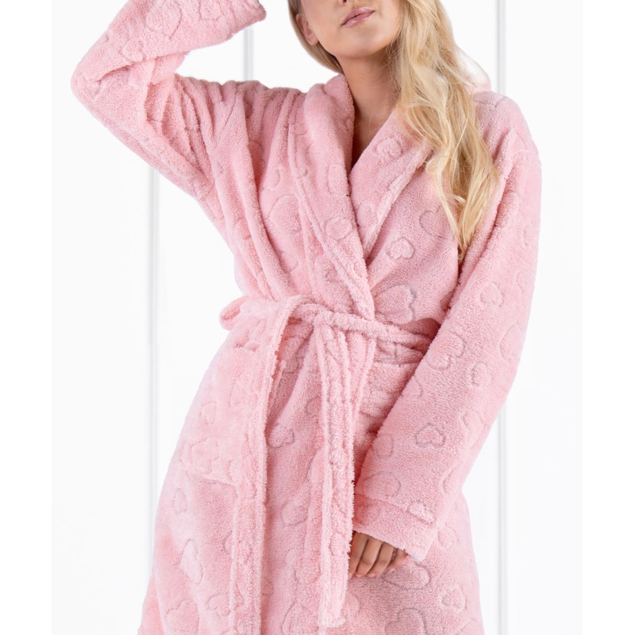 Szlafrok Hearty Light Pink, L