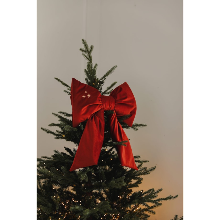 Kokarda Świąteczna Delux Carmin Red - L