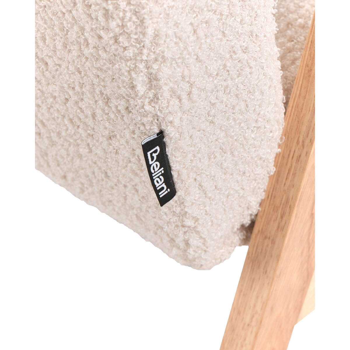 Fotel dziecięcy LINDE Boucle Jasnobeżowy