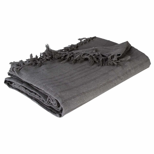 Narzuta z frędzlami na łóżko, 160 x 220 cm