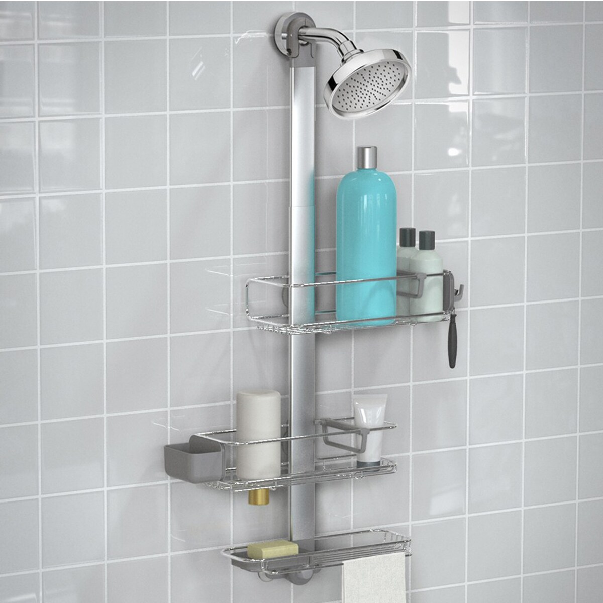 Koszyki prysznicowe PLUS - regulowane / simplehuman