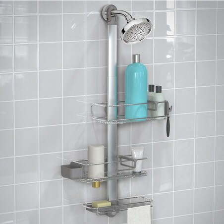 Koszyki prysznicowe PLUS - regulowane / simplehuman