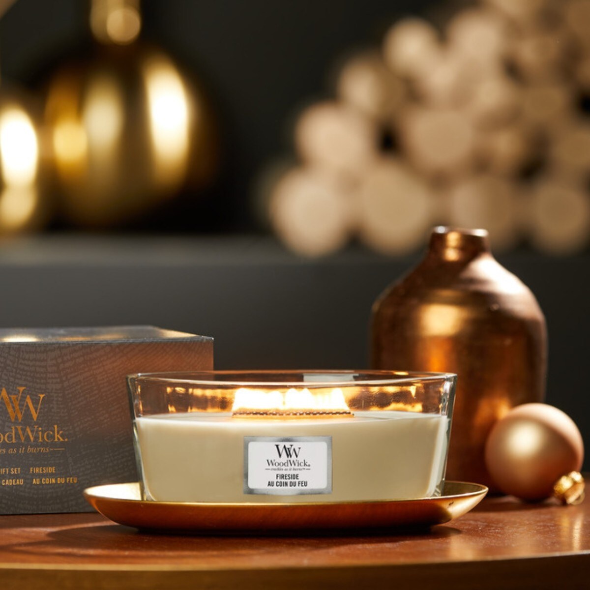 WoodWick zestaw prezentowy- świeca Elipsa