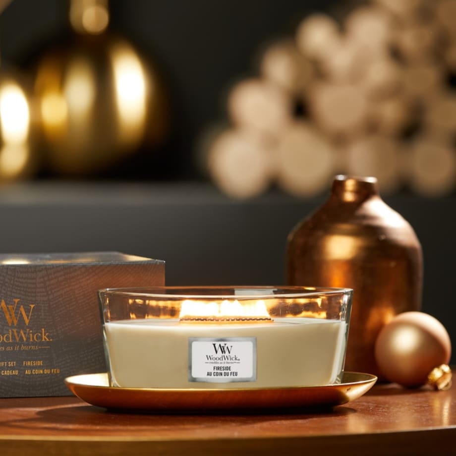 WoodWick zestaw prezentowy- świeca Elipsa