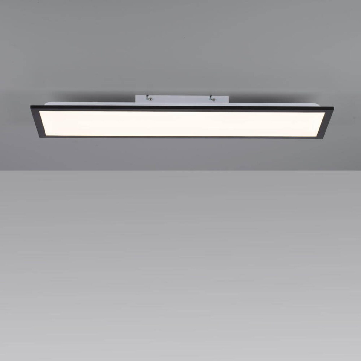 Sypialniana lampa sufitowa Flat LED 14W prostokąt czarny