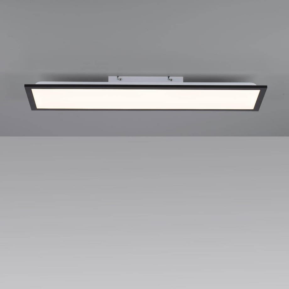 Sypialniana lampa sufitowa Flat LED 14W prostokąt czarny