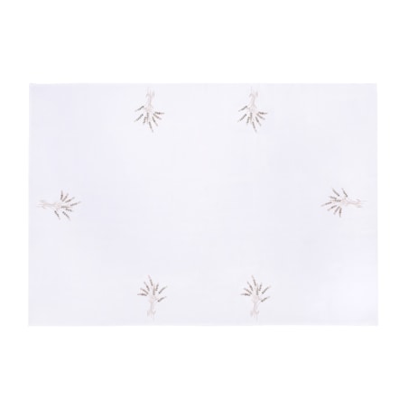 Konsimo CLIMAS Obrus plamoodporny, biały/kremowy