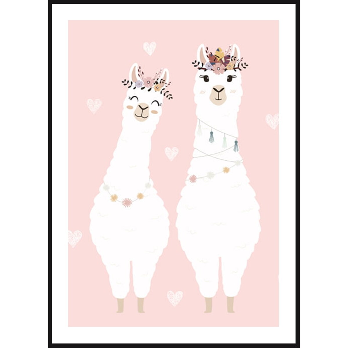 Poster Story, Plakat, Obraz - Zabawne Alpaki, wymiary 50 x 70 cm