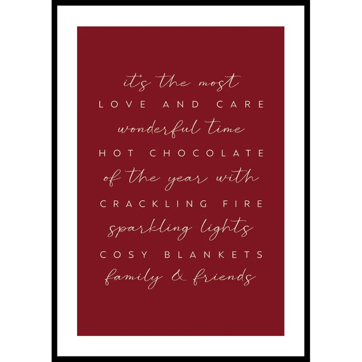 Poster Story, Plakat, Obraz - The Most Wonderful Time, wymiary 21 x 30 cm