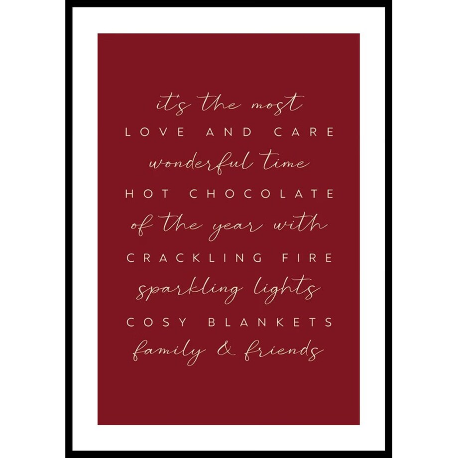 Poster Story, Plakat, Obraz - The Most Wonderful Time, wymiary 21 x 30 cm