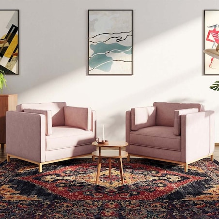 Celerio fotel Pastelowy Róż