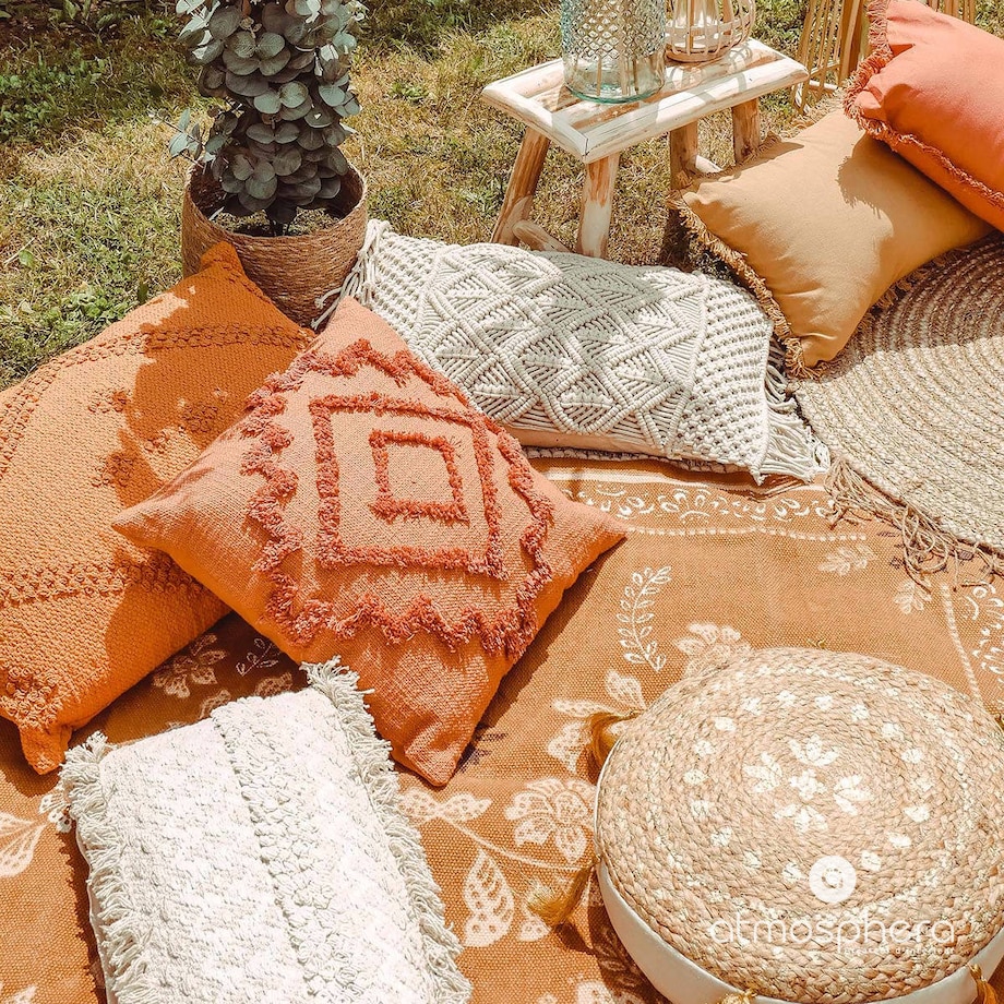 Poduszka dekoracyjna z frędzlami MACRAME, 30 x 50 cm