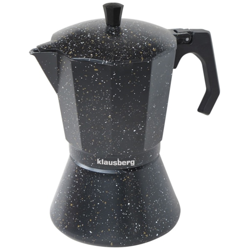 Kawiarka espresso 600ml 12 filiżanek czarna KLAUSBERG