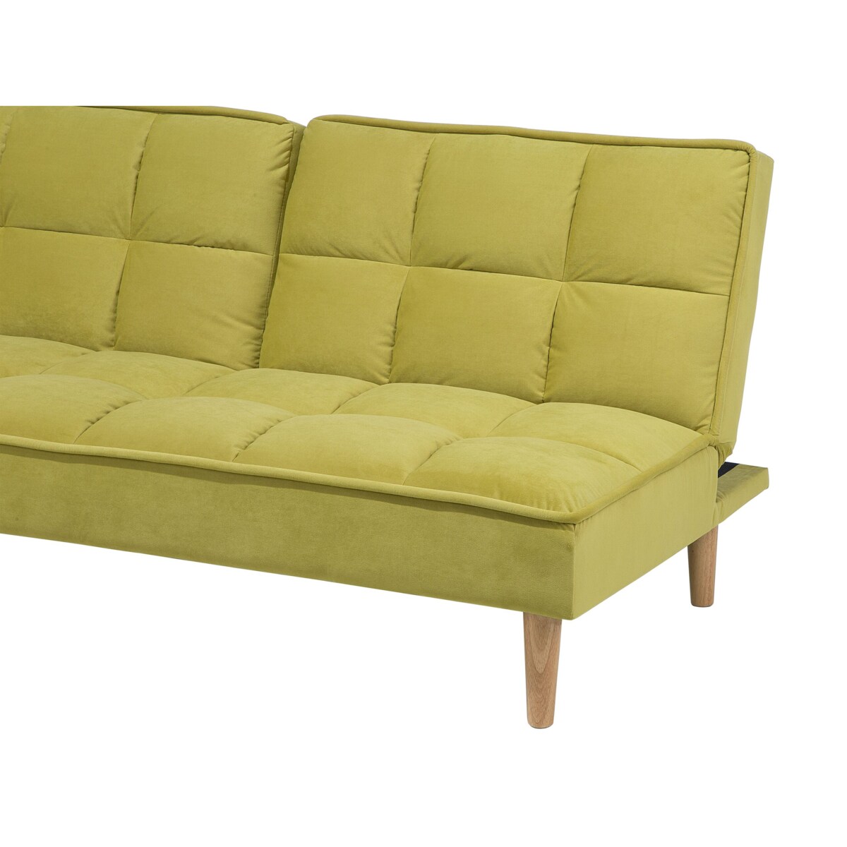 Sofa rozkładana zielona SILJAN