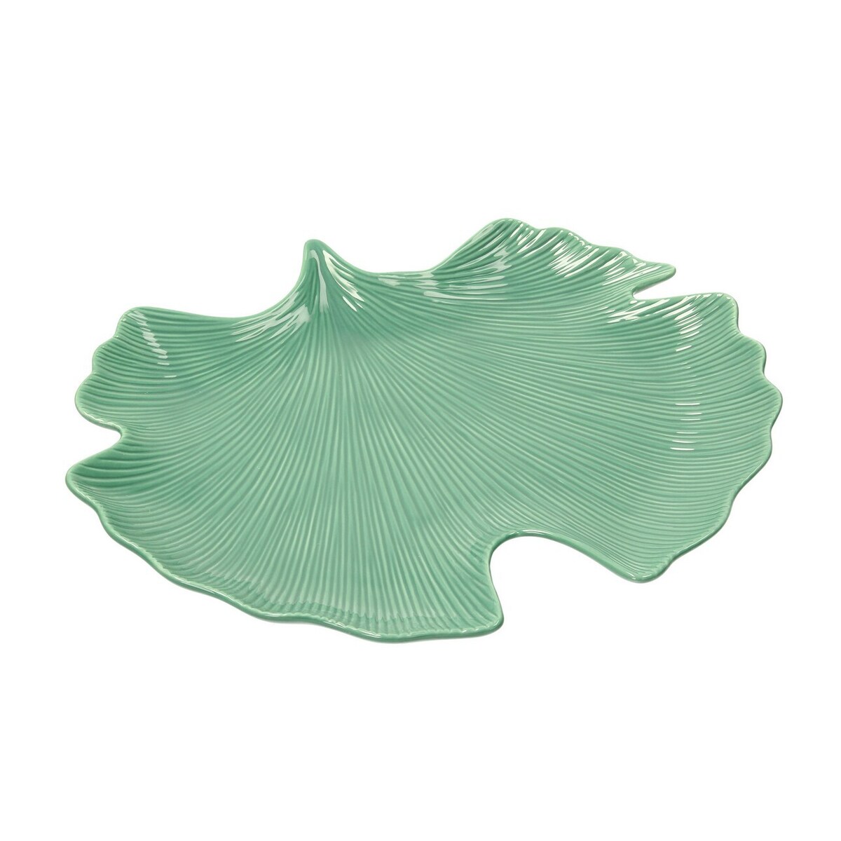 Półmisek Jungle Leaves 35cm light green, 35 x 29 x 3 cm