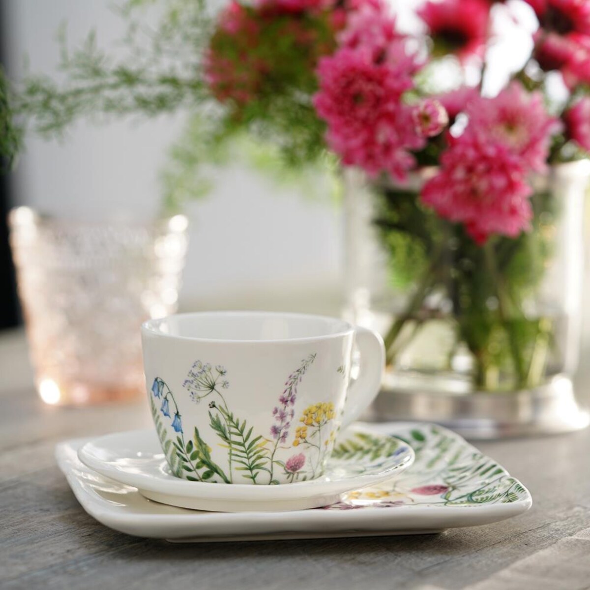 VILLA ITALIA Filiżanka do kawy herbaty 200 ml porcelanowa PROWANSJA