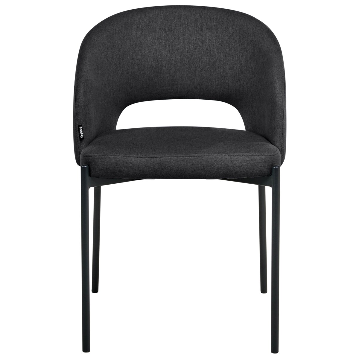 Zestaw 2 krzeseł do jadalni PENNY Czarny