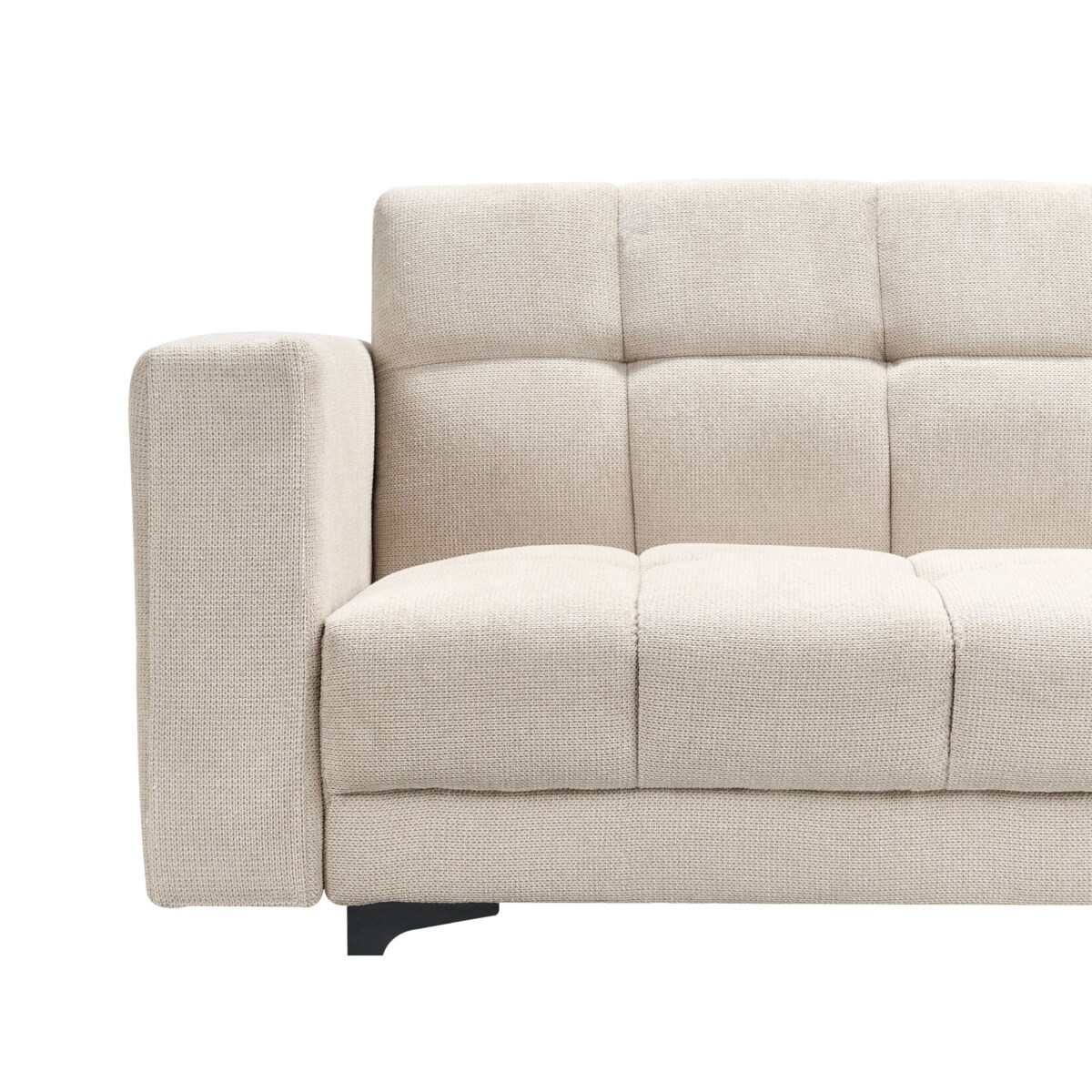 Sofa rozkładana beżowa ALNES