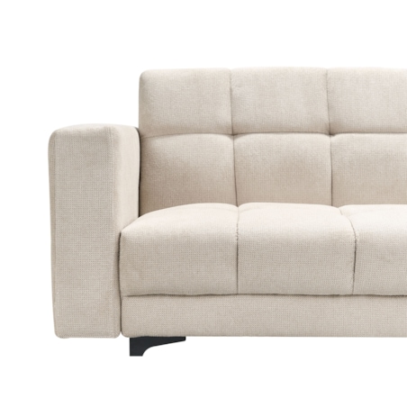 Sofa rozkładana beżowa ALNES
