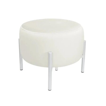 Pufa WILFRED MG VELVET ecru/biała