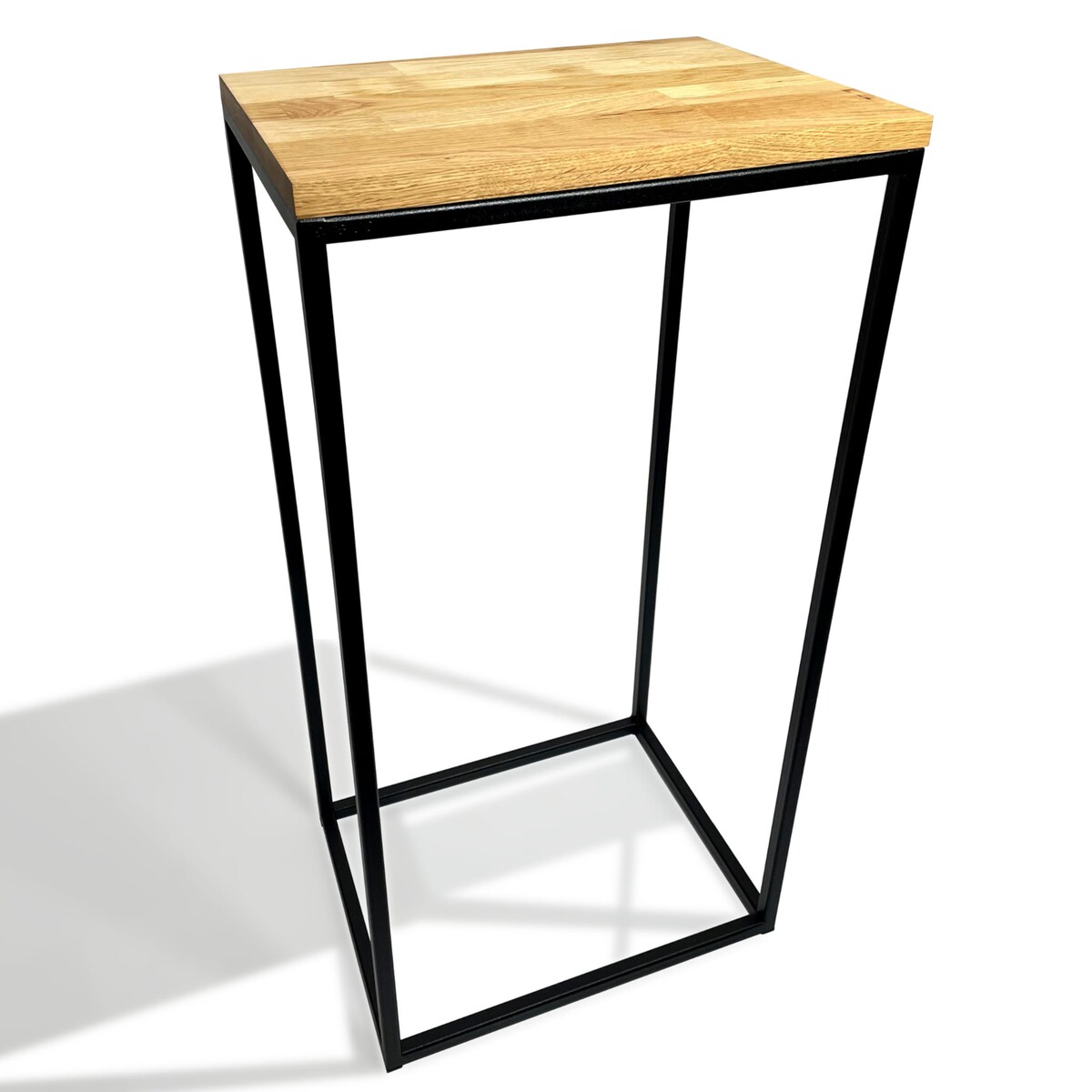 Konsola loftowa czarna 40x80x30cm pojedyncza