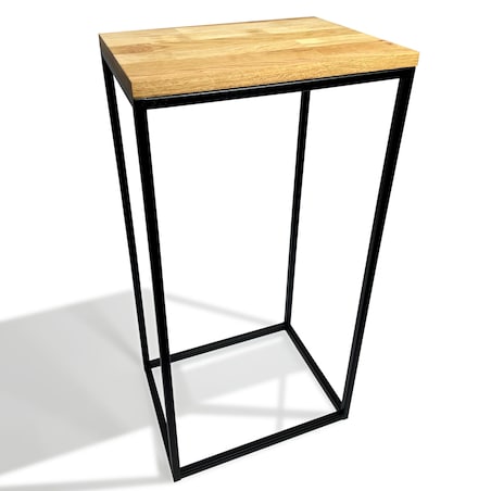 Konsola loftowa czarna 40x80x30cm pojedyncza