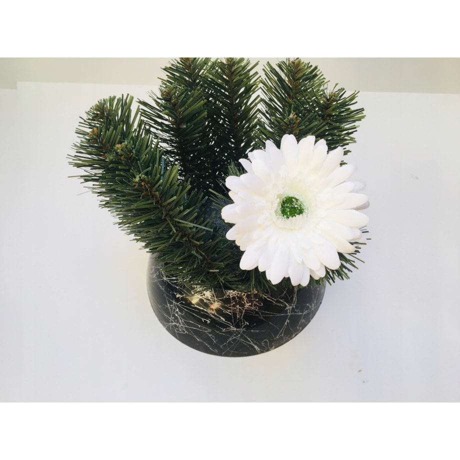 KWIAT SZTUCZNY 6 szt główka BIAŁY do stroika wiązanki kompozycji GERBERA