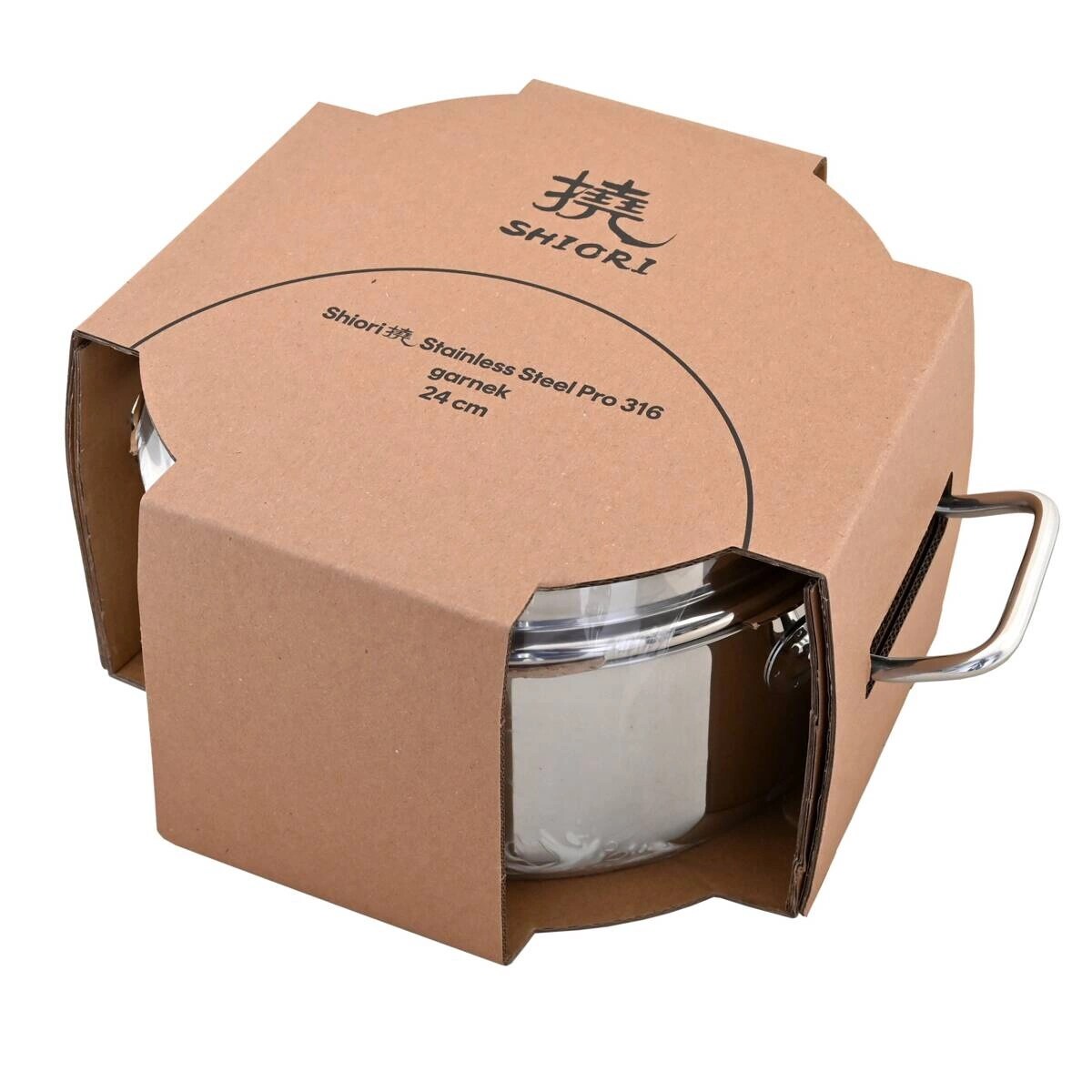 Shiori 撓 Steel Series Pro 316 garnek indukcja 24 cm (5,5 l)