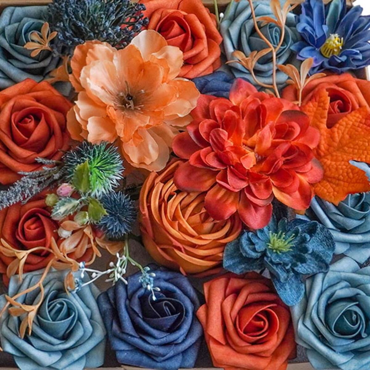 Kwiaty w ramce - ozdoba DIY - Żywioły ziemi