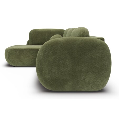 Nowoczesny Narożnik rozkładany OLIVIO II, lewy, zielony