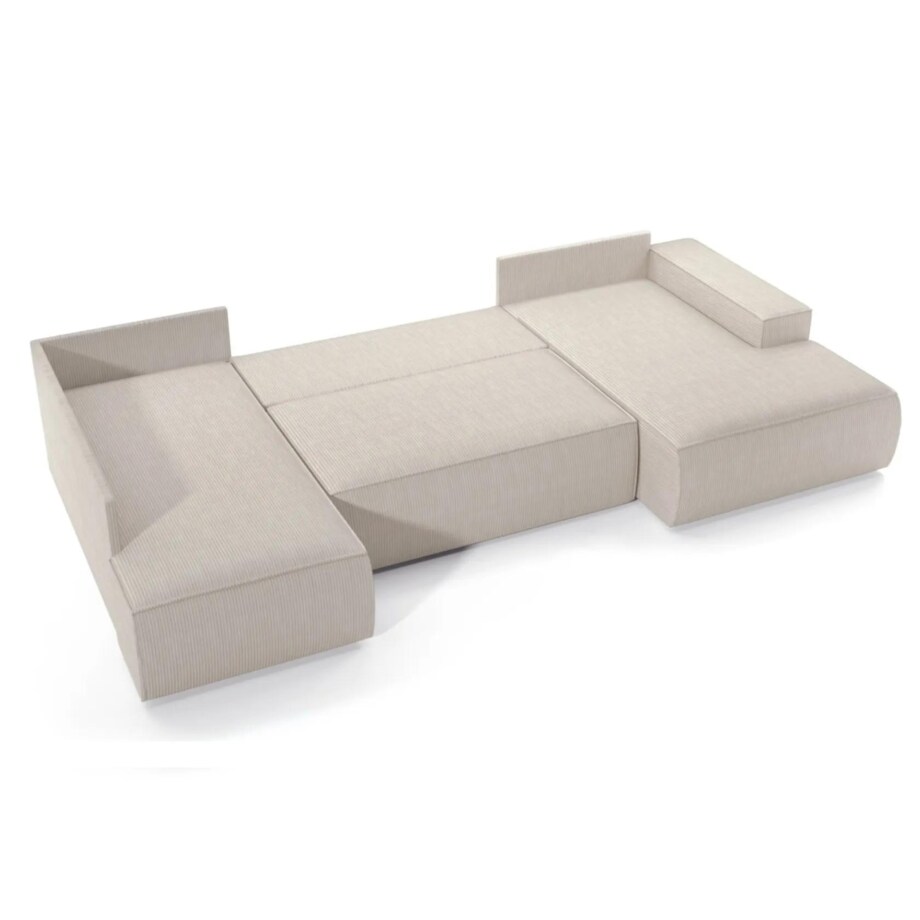 Narożnik z funkcją spania FELICIA U2-140 kremowy prawy/lewy