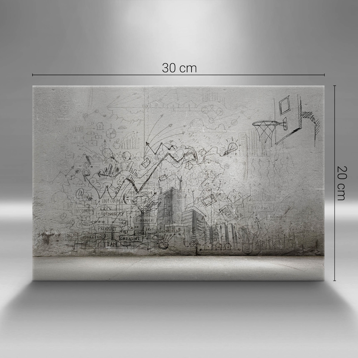 Obraz na płótnie Miejski szkic, 30x20 cm