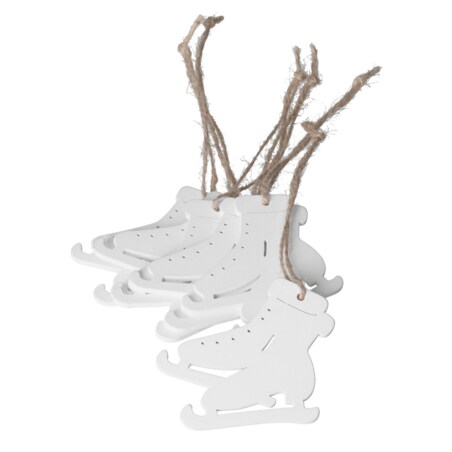 Bombki Na Choinkę Drewniane Ozdoba Stroik 6Szt