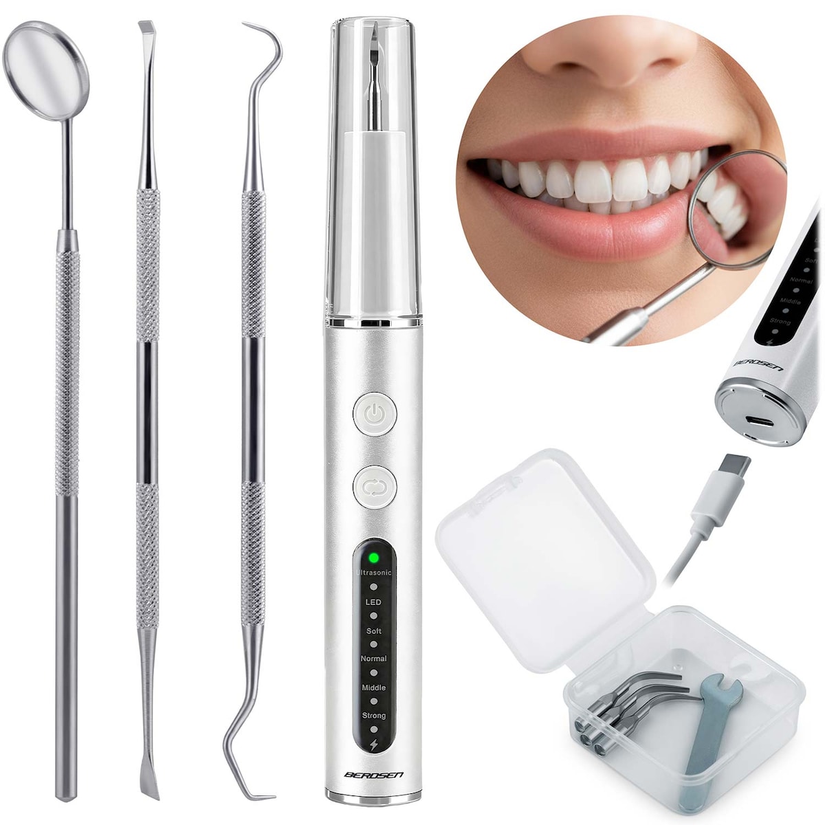 Skaler Ultradźwiękowy do zębów do usuwania kamienia Berdsen 325100